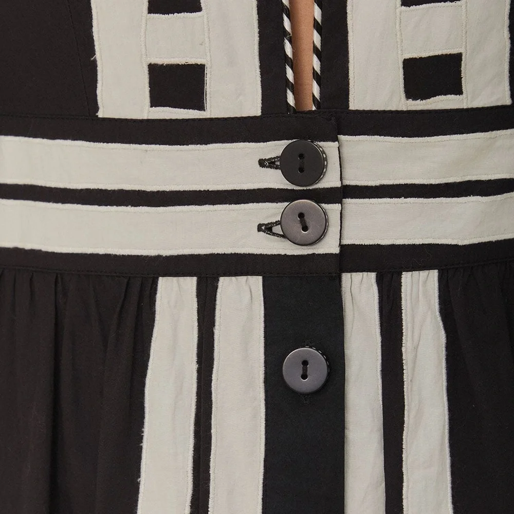 NWT FARM Rio Black Nature Maxi Dress Sz XXS - Picture 5 of 11